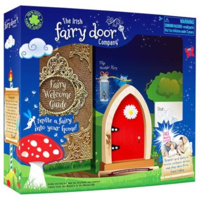 Irish Fairy Door Red Arched - Default