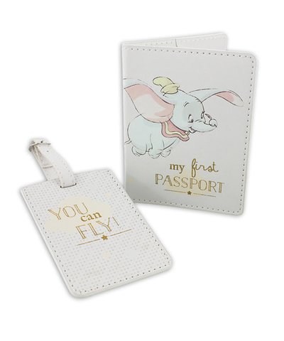 Disney Magical Beginnings Dumbo Passport Holder and Luggage Tag