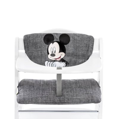 Hauck Alpha Highchairpad Deluxe - Mickey Mouse Grey