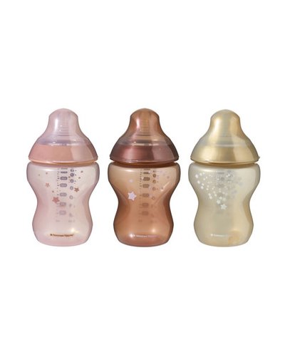 Tommee Tippee Closer to Nature Morning Skies 260ml Bottles - 3 Pk