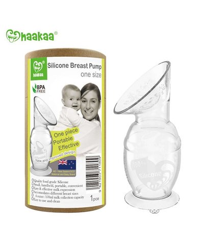 Haakaa 150ml Silicone Breast Pump with Suction Base