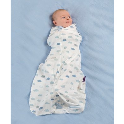 Clevamama Nite Nite 3 in 1 Romper 0-9 Months - Blue - Default
