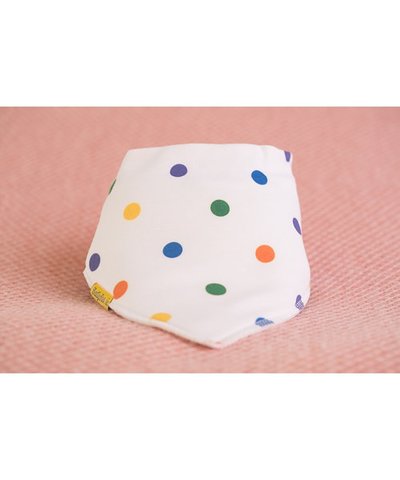 BabyBoo DribbleBoo Bandana Bib - Bright Polka