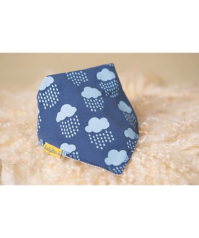 BabyBoo DribbleBoo Bandana Bib - Teal Rain Cloud