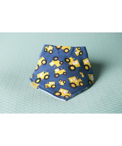 BabyBoo DribbleBoo Bandana Bib - Navy Timmy Tractor