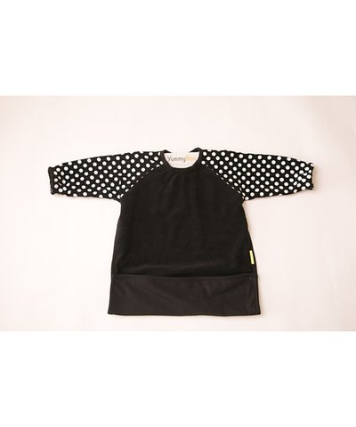 BabyBoo YummyBoo feeding bib - Monochrome Polka