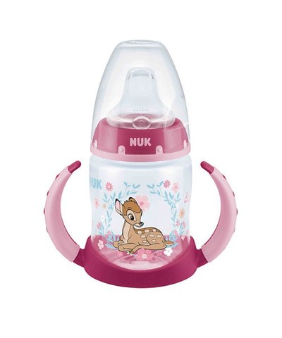 NUK First Choice Bambi Learner Bottle 150ml (6m+) - Pink