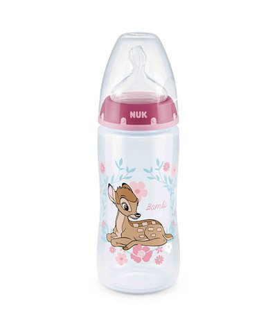 NUK First Choice Bambi Bottle 300ml with Medium Teat (6-18 months)