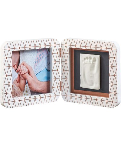 My Baby Touch Rounded Single Print Frame - Copper