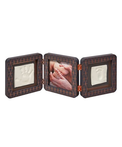 My Baby Touch Rounded Double Print Frame - Default