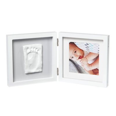 Babyart Single Print Frame White and Grey - Default