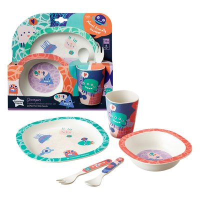 Tommee Tippee Bamboo 5 Piece Dinner Set - Default