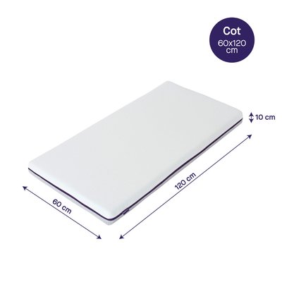 Clevamama Cot Cool Gel Mattress 120x60CM - Default