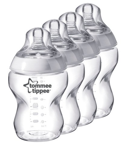 Tommee Tippee Closer to Nature Easivent 260ml Bottles - 4 Pack