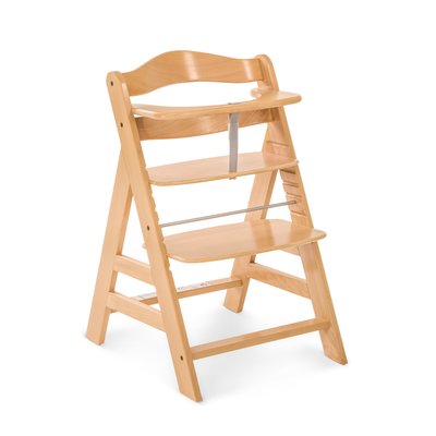 Hauck Alpha+ Wooden Highchair - Natural (6mths+) - Default