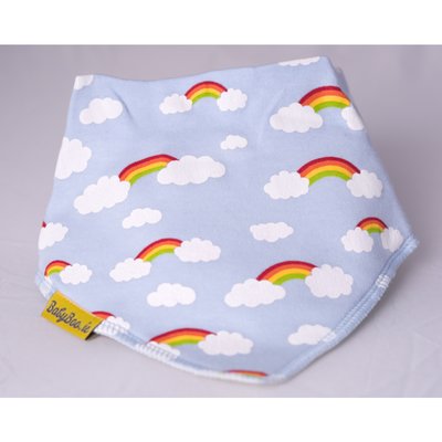 Babyboo DribbleBoo Bandana Bib - Rainbow Clouds - Default