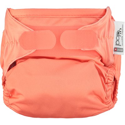 Pop In Single Bamboo Nappy - Coral - Default