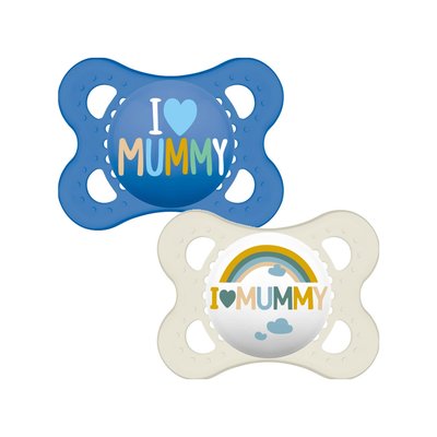 MAM Cute 0+Mth Soother - Blue