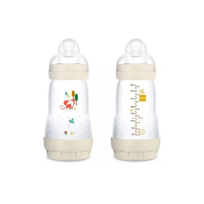 MAM Easy Start Anti-Colic Bottle 260ml 2pk - Cream