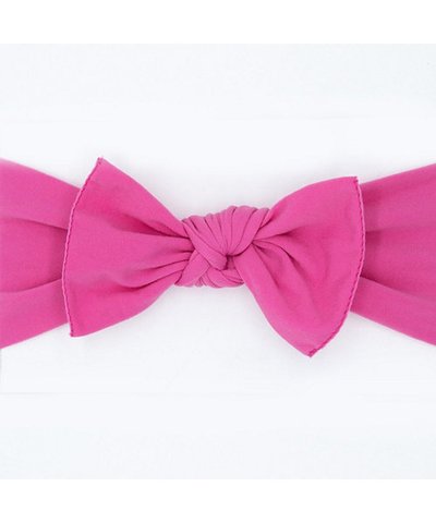 pippa bow hot pink plain medium