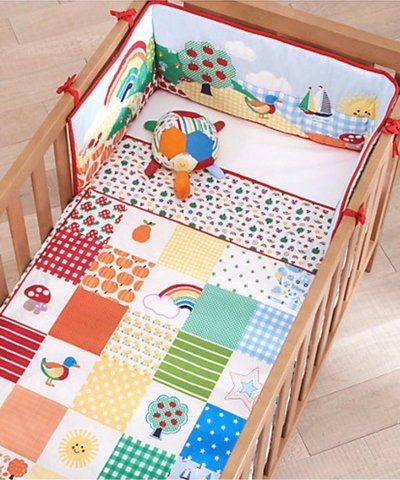 Patchwork Rainbow Bed in a Bag