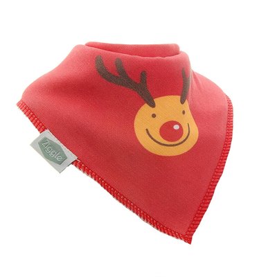 Ziggle Bib - Christmas Red Rudolph