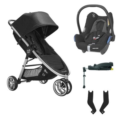 Baby Jogger City Mini 2 & Car Seat Bundle - Opulent Black