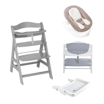 Hauck Alpha+ Highchair Complete with 2in1 Bouncer Bundle