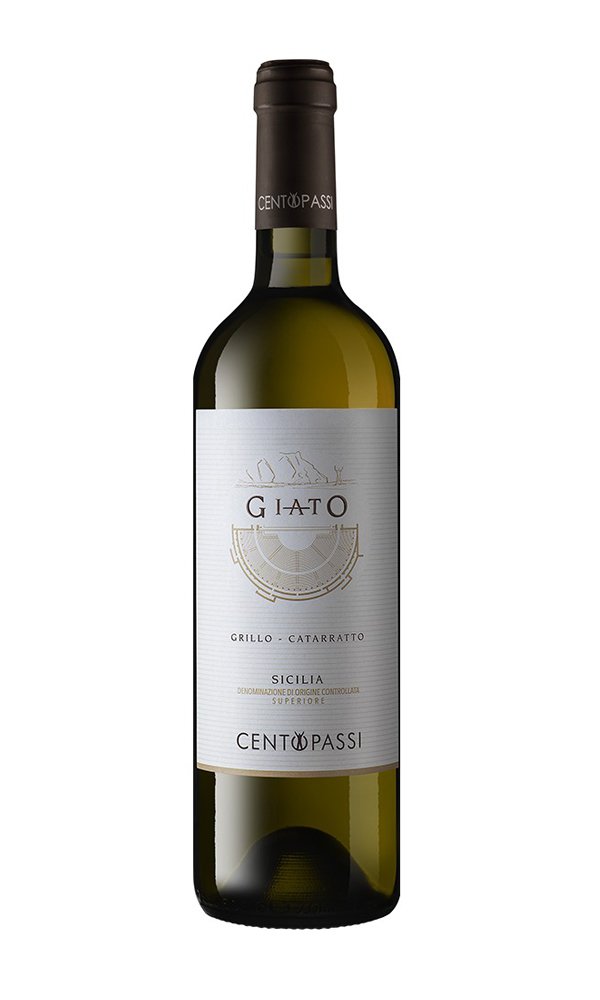 Grillo-Catarratto Giato Bianco by Centopassi (Case of 6 - Italian White Wine - Organic)