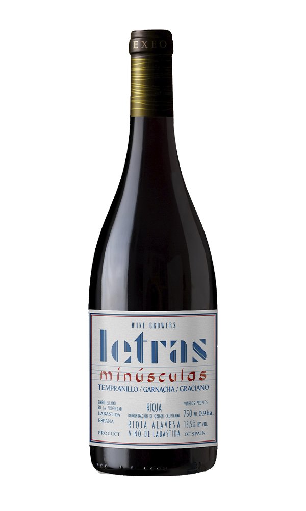 Rioja Alavesa “Letras minusculas” by Creaciones Exeo (Case of 3 – Spanish Red Wine)