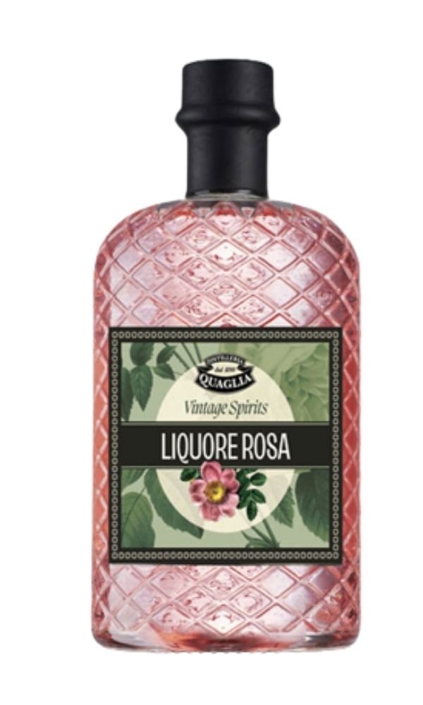 Libiamo - Liquore Naturale alla Rosa by Antica Distilleria Quaglia (Italian Liqueur) - Libiamo