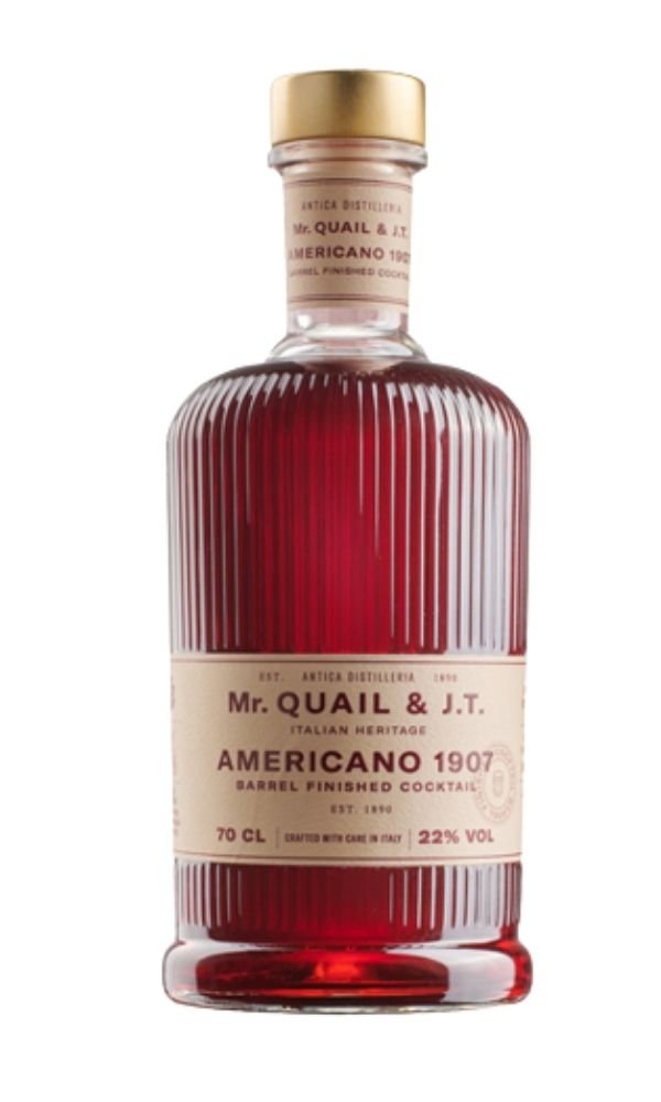 Mr. QUAIL & J.T. Americano 1907 by Antica Distilleria Quaglia (Italian Spirits)