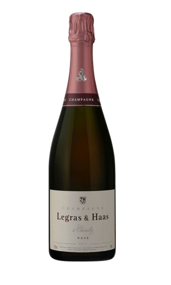 Champagne Rosè Brut by Legras & Haas (French Sparkling Rosè Wine)