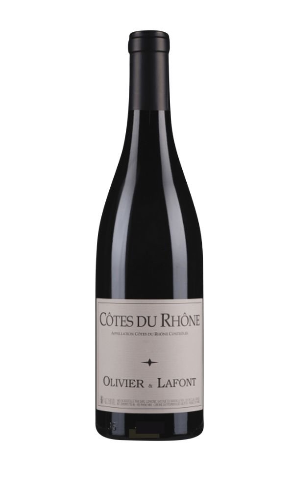Libiamo - Cotes du Rhône Rouge by Olivier & Lafont (Case of 6 – French Red Wine) - Libiamo