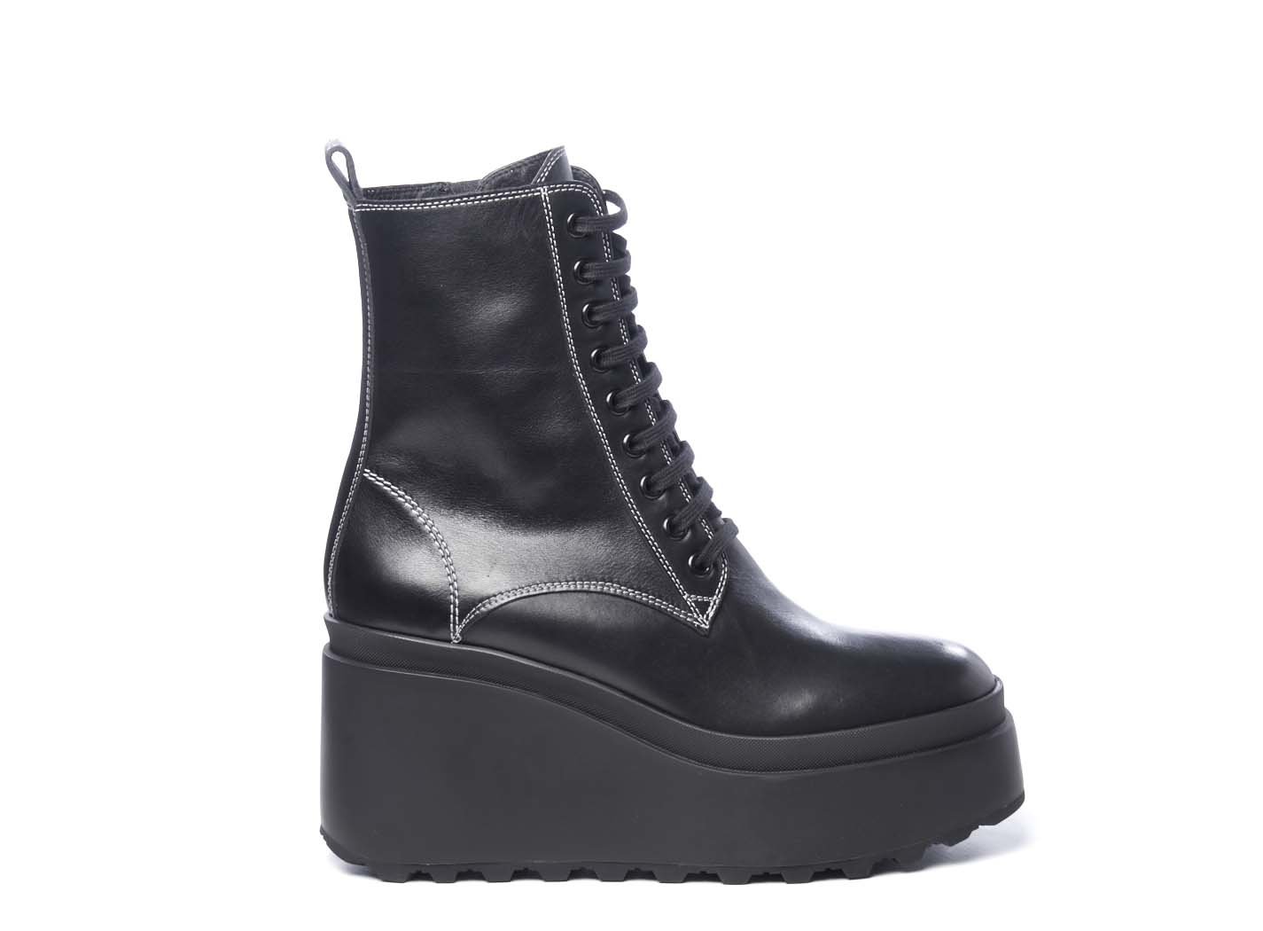 wedge combat boots