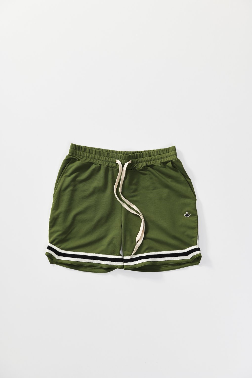 Flowy fleece shorts - Army Green