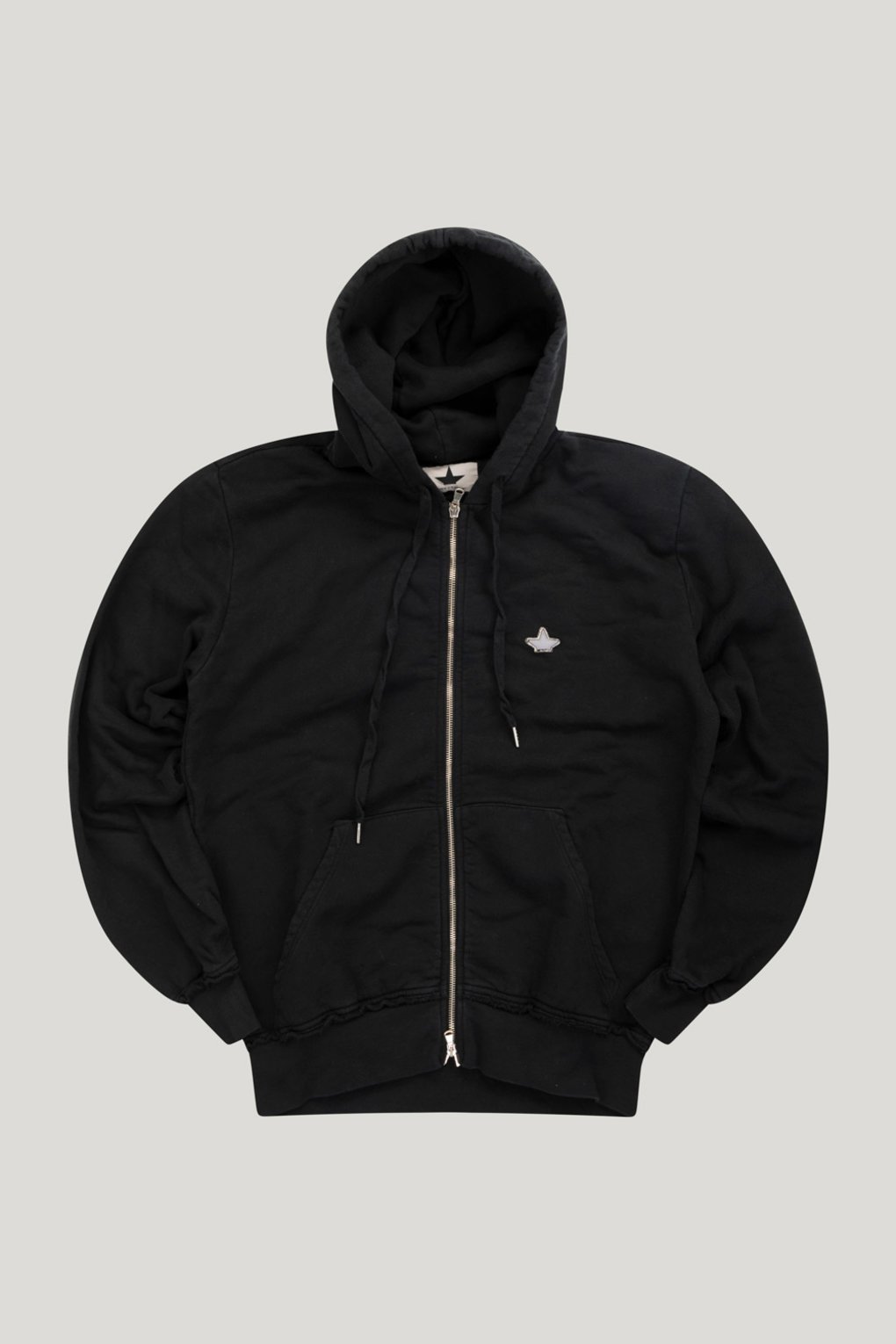 Zipped sweatshirt with logo - Black