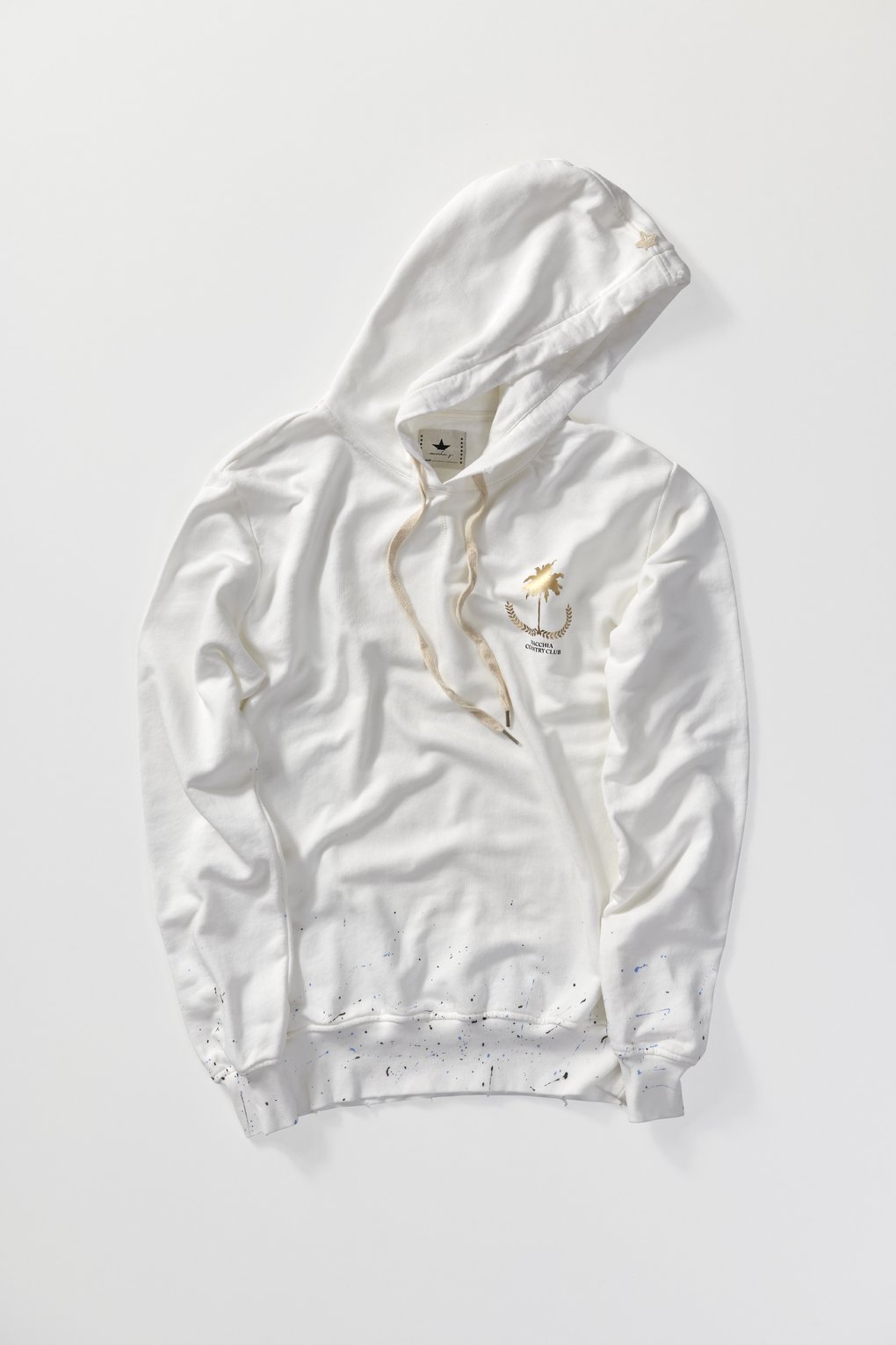 Hoodie with spray teint - Off White