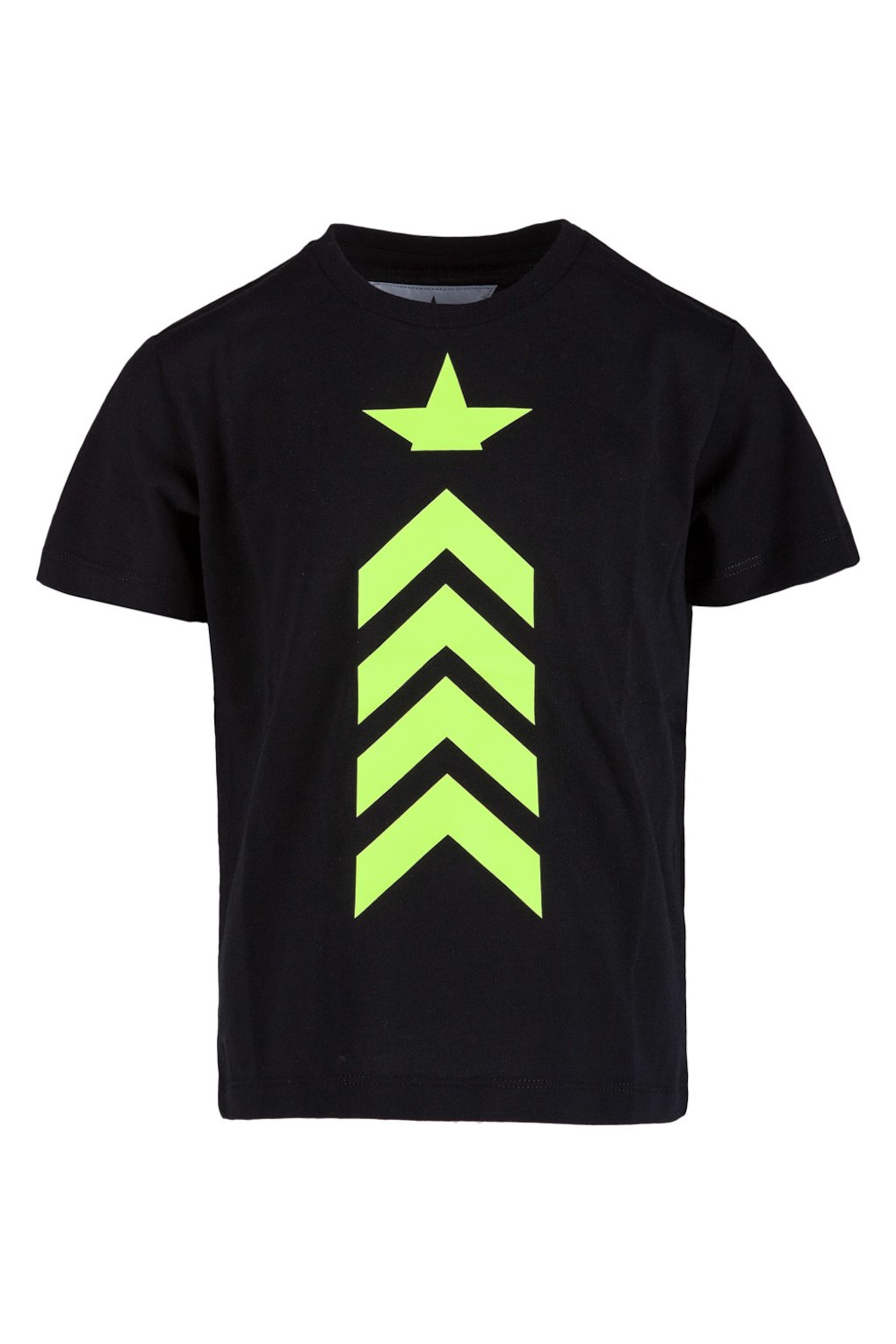 T-shirt con stampa fluo
