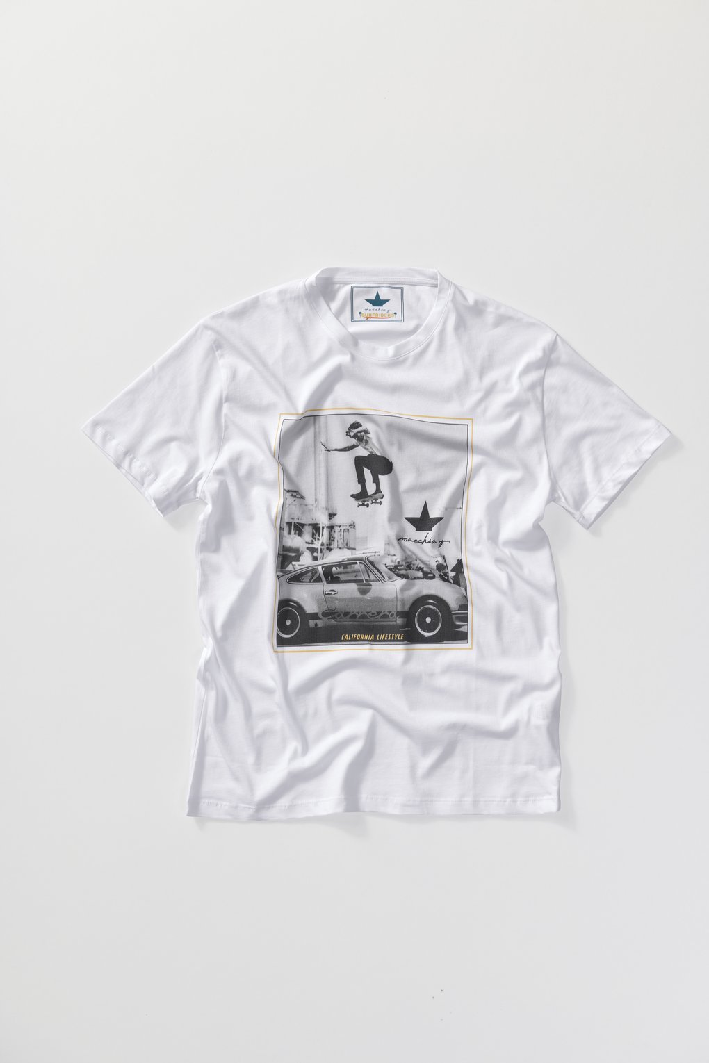T-shirt in jersey with print - Lifestyle White