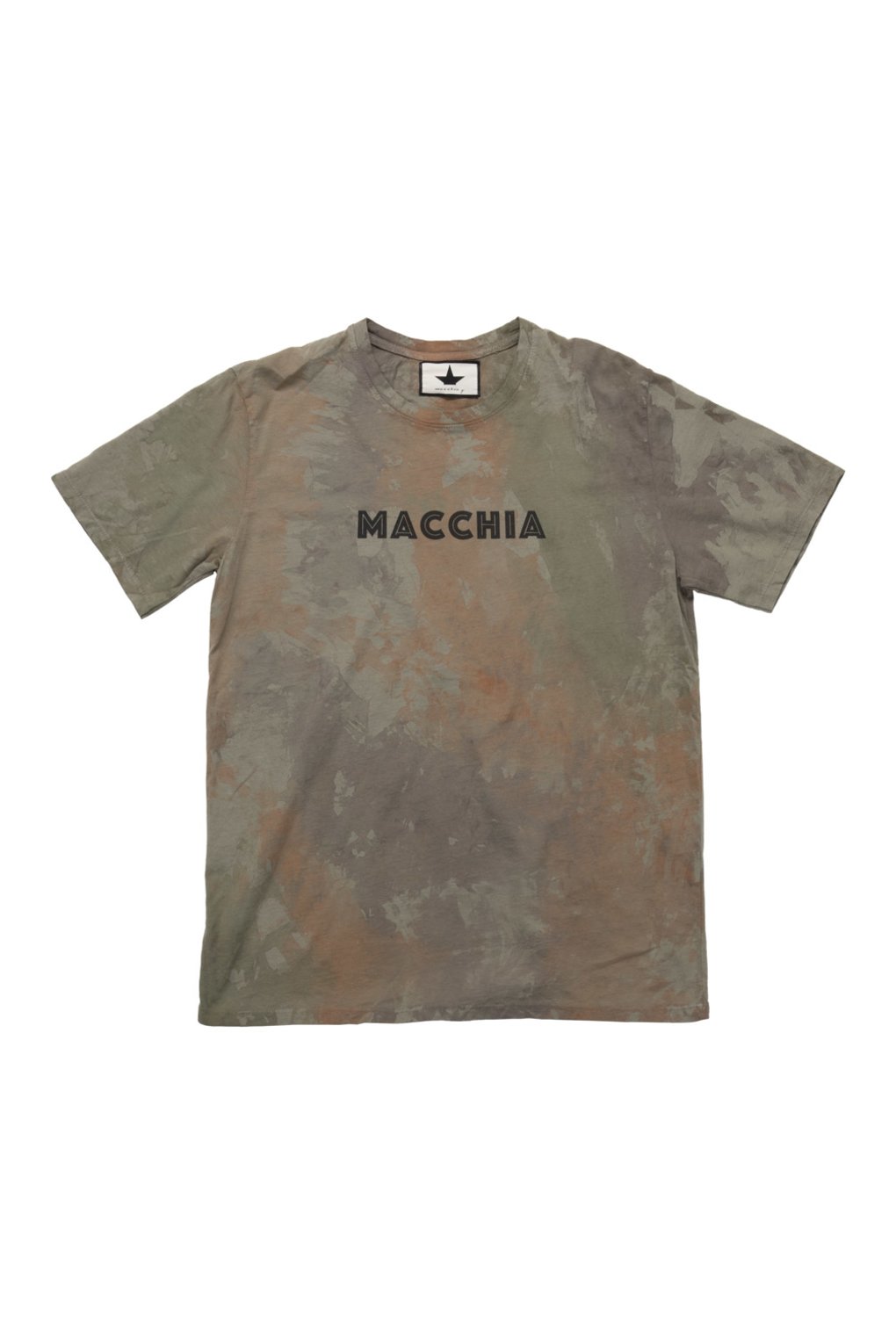 T-Shirt Logo Effetto Tie-Dye - Camouflage Print