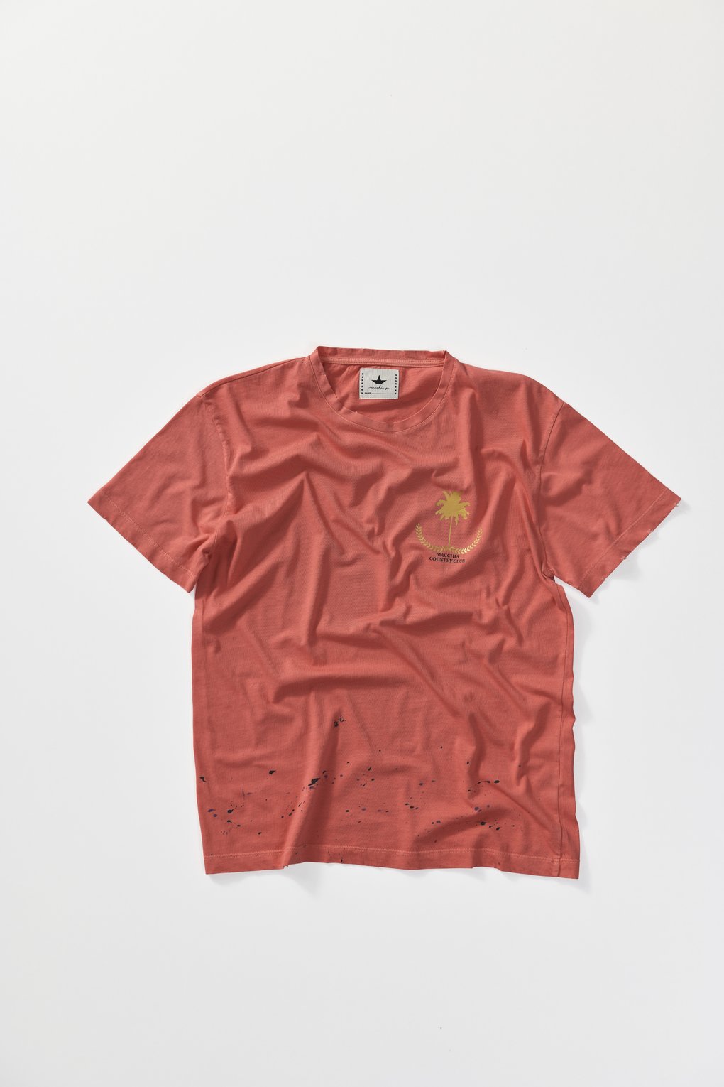 Jersey T-shirt, spray dyeing - Peach