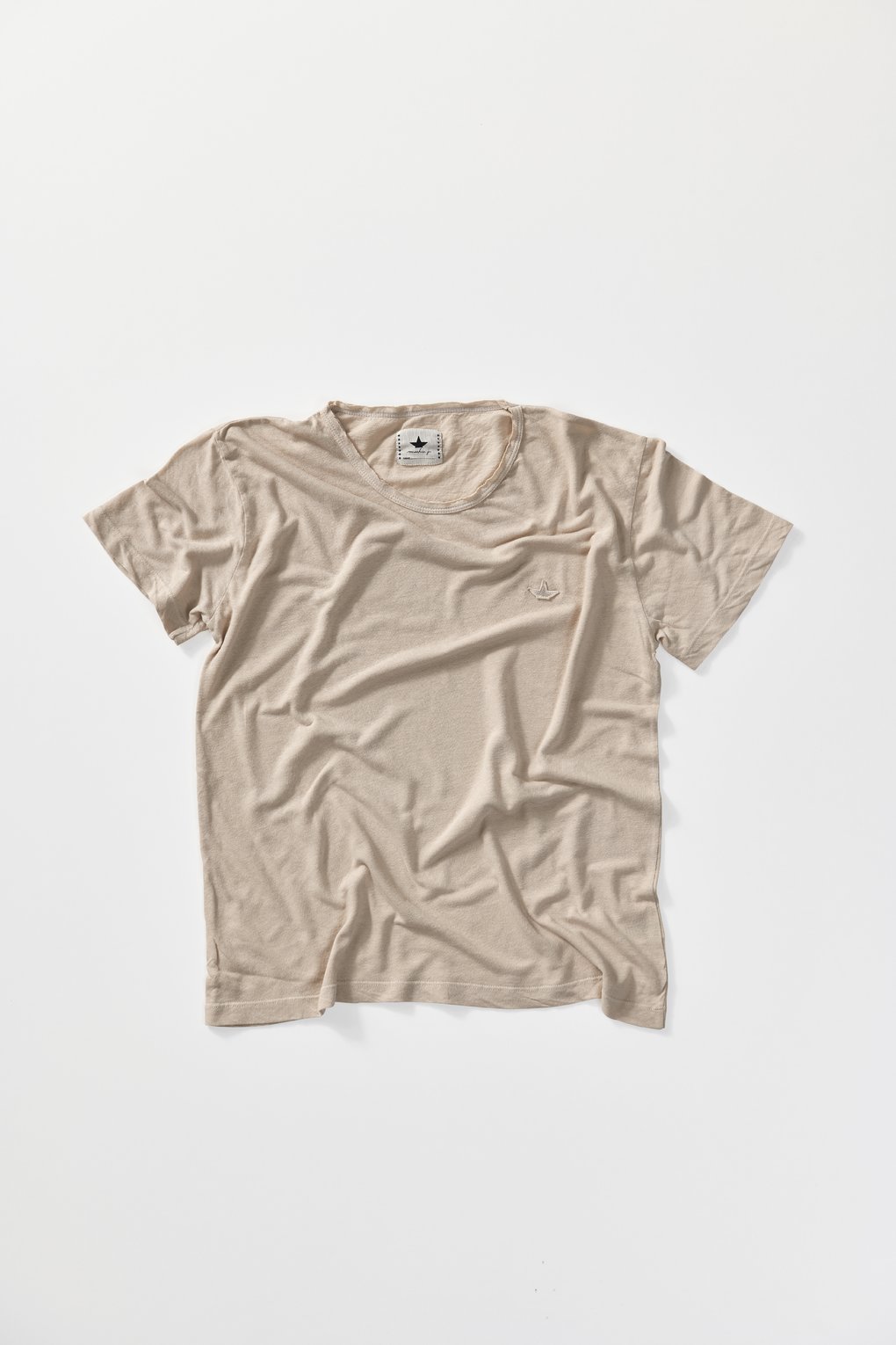 T-shirt in jersey in linen cotton blend - Cord