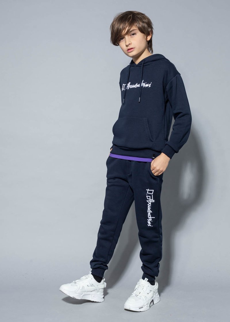 COTTON SWEATPANTS WITH EMBROIDERED LOGO