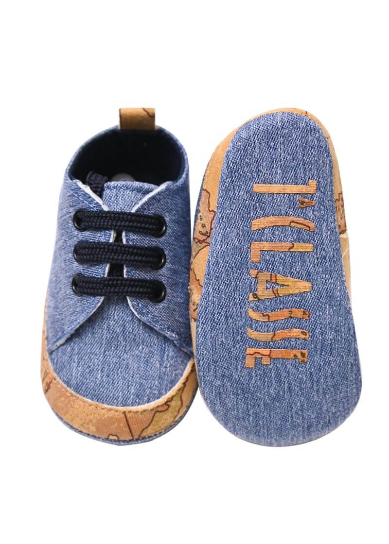 DENIM EFFECT BABY SHOES