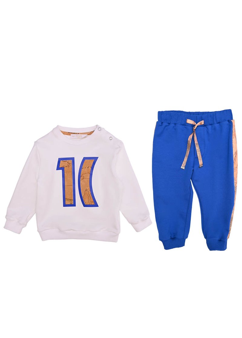BOY JUMPSUIT WITH PRINTED LOGO