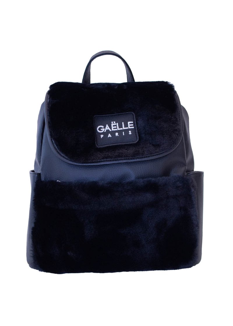 ECO-FRIENDLY LEATHER BACKPACK SYNTHETIC FUR
