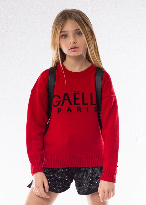 SWEATER WITH EMBROIDERED LOGO