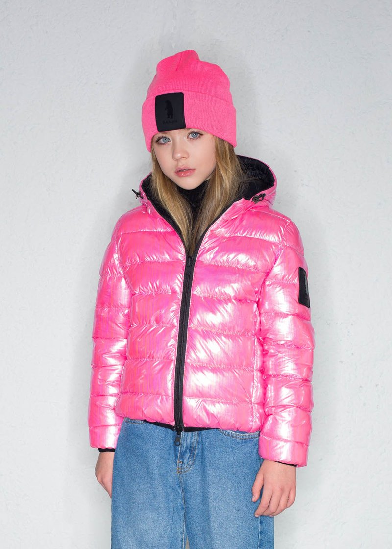 DOUBLE-FACED IRIDESCENT QUILTED JACKET