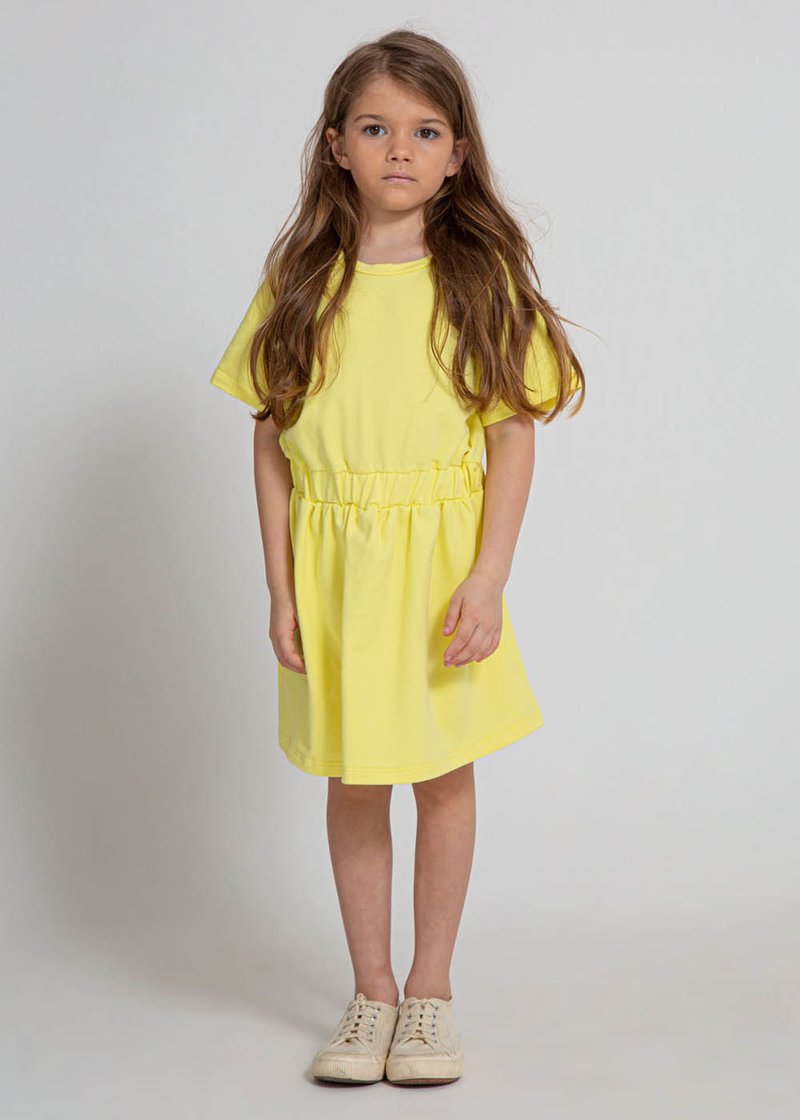 GIRL COTTON DRESS WITH BACK OPENING